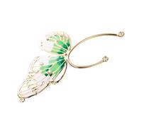 Healvian Clip D'oreille D'elfe Filles Aile Genre Boucle En Volant Manchette D'oreille Pour Femme Non Perçante Bijoux Femme Manchette D'oreille De Fée Alliage