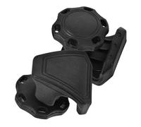 Healvian Clips de Visière de Casque de Football Américain en Plastique Noir, Fixation Sécurisée et Protection Les Débris pour Visières de Casques Lors de Jeux Intenses