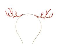 Healvian Coiffe De Renne De Noël Avec Strass Serre-tête De Noël Avec Motif De Renne Strass Accessoire Pour Cheveux