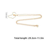 Healvian Collier Africain Pendentif Carte De L'afrique Femme, Style Minimaliste En Acier Inoxydable Doré, Chaîne De Pull Ajourée, Bijou Pour Femmes, Accessoire Mode Cœur Ajouré