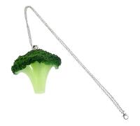 Healvian Collier Brocoli Pendant Pour Femme Bijou Mode Minimaliste Cadeau Vegan Élégant Pour Mère Amie Et Fille