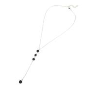 Healvian Collier d'Aromathérapie en Pierre Volcanique Pendentif Artisanal Unique en Pierre de Lave Bijou Délicat Doré 1 Pièce Accessoire Élégant pour Usage Quotidien et Présent Féminin