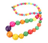 Healvian Collier de perles colorées collier de charme pour les femmes collier femme colliers pour femmes collier tour de cou pour femme collier de perles pour femme colliers colorés Bois