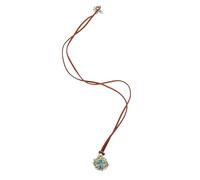 Healvian Collier Pendentif Aromathérapie En Acier Inoxydable, Diffuseur D’huiles Essentielles Parfumé, Chaîne Ras Du Cou Femme, Usage Quotidien Et Bien-être, Recharge Feutre Incluse
