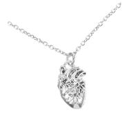 Healvian Collier Pendentif Cœur Anatomique Bijou Collier Cœur pour Femme Breloque sans Marque
