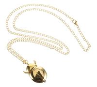 Healvian Collier Pendentif Montre Scarabée Vintage Petit Alliage Métallique Léger Chaîne Longue Rétro pour Femme et Homme Montre de Poche Créative Bijou Original pour Occasions