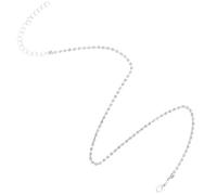 Healvian Collier Ras Du Cou Femme Chaîne Argentée Simple avec Cristaux Élégant Bijou Minimaliste Cadeau Femme