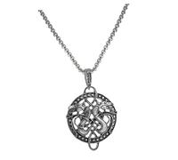 Healvian Collier Viking Rétro En Pour Homme Pendentif Dragon Chaîne De Clavicule Bijoux Masculins Style Punk Accessoire De Mode Unique