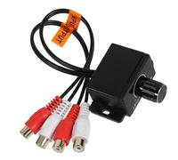 Healvian Contrôleur D'amplificateur pour Voiture, Bouton de Réglage du Volume Basses, Commande à Distance Filaire, Accessoire pour Autoradio et Tuning Automobile