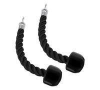 Healvian Corde à Triceps 2 Pièces Extrémité Renforcée pour Accessoires Câbles Gymnastique et Entraînement Musculaire Intensif