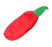 Healvian Costume de Piment pour Garçon et Filles Tenue Cosplay en Tissu Léger Taille M Couleur Rouge Vif Déguisement de Légumes pour Fêtes et Spectacles Scolaires