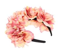 Healvian Couronne De Fleurs Artificielles À Double Rangée Pour Future Mariée Idéale Pour Un Enterrement De Vie De Jeune Fille