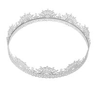 Healvian Couronne de Roi Vintage en Métal Argenté, Serrage-tête Décoratif Léger et Confortable, Accessoire de Cosplay et Fête pour Anniversaire, Théâtre et Déguisement Royal