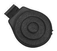 Healvian Coussin de Siège Auto Pivotant 360° Double Anneau Noir en Tissu Plissé et EVA Coussin Rotatif Portable pour Femmes Enceintes et Personnes Âgées Confortable et Respirant Usage