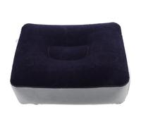 Healvian Coussin Repose-Pieds Gonflable 36X27X15 CM Bleu Gris Tapis de Sol Portable pour Camping et Voyage en Avion Base Antidérapante Matelas Léger et Compact pour Confort Pieds et