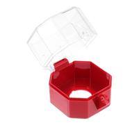 Healvian Couvercle de Protection pour Bouton D'arrêt D'urgence Industriel en Plastique Solide, Cache Interrupteur à Bouton-poussoir pour Sécurité Électrique, Protection Anti-déclenchement,