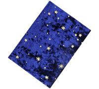 Healvian Couverture de Livre en Velours Bleu Foncé A5 Pochette de Protection Artisanale pour Cahier et Journal Intime Étui Solide et Résistant à L'Usure pour Étudiants et Amateurs de