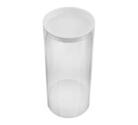 Healvian Cylindre de Volant Transparent en Plastique avec Couvercle, Étui de Rangement Portable pour Volants de Badminton, pour Entraînements en Plein Air