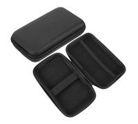 Healvian de Eva Rapide Poches en Accès Multiples Multi-Compartiments et Hygiéniques Organisateur Tampons Portable 2pcs Noir Design en Voyage