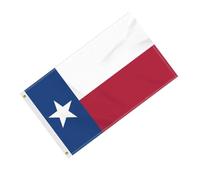Healvian Drapeau du Texas Décoration Intérieure et Extérieure Drapeau de L'état, Polyester, X150cm pour Événements et Présent