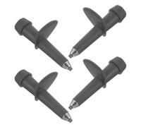Healvian Embouts de Bâtons de Randonnée Pliants, Pointes Carbure Noir | Installation Sûre, Antidérapant et Absorption des Chocs, pour Chemins Naturels et Randonnées Urbaines
