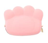 Healvian en Silicone à Main Porte-Monnaie Mesdames Porte-Monnaie pour Femme Fille Détient Petit Porte-Monnaie à Langer Porté à La Main Étiqueter Girly Mince Gel De Silice Rose