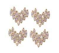 Healvian Ensemble De 4 Décorations Dongles En Forme De Cœur Bijoux Tendance Savoir-faire