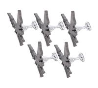 Healvian Ensemble De 5 Supports Pour Ongles Base D'Entraînement Aimant Pour Faux Ongles Support D'Entraînement Pour Nail Art Presse