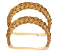 Healvian Ensemble De Bandeaux Tressés Élégants Pour Filles Bandeau Tressé Épais Et Extensible