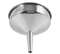 Healvian Entonnoir Automobile en Acier Inoxydable Épais 18 Cm Grand Diamètre Entonnoir Industriel Robuste pour Ravitaillement Liquide Polyvalent à Large Ouverture