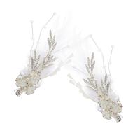 Healvian Épingles à Cheveux Couronne Style Chinois Pince à Cheveux Fleur Produit Culturel Chinois Pince à Fleur Glands Épingle à Ancienne Coiffe à Plumes à Esthétiques