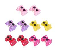 Healvian Épingles à Cheveux pour Animaux de Compagnie Design Nœud Papillon Chic 10 Pièces en Polyester Maintien des Poils pour Chien et Chat en Vie Quotidienne ou Grands Événements