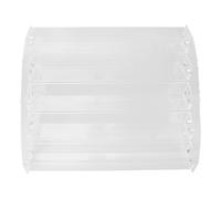 Healvian Étagère de Rangement Acrylique Transparente 5 Niveaux pour Cosmétiques et Vernis à Ongles Support Pratique et Compact Organisateur Mural pour Usage Maison et Salon de Beauté