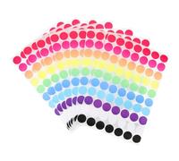 Healvian Étiquettes Autocollantes Rondes 19 Mm, Autocollants à Pois Colorés 1400 Pièces, Adhésifs de Classification Multi-usages pour Bureau, École et Maison, sans Résidu