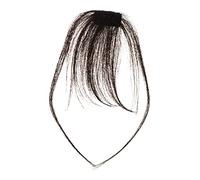 Healvian Fausse Frange à Clip Naturelle Légère Extensions Facile à Porter Pour Femmes Cheveux Aériens Volumineux Style Quotidien Et Soirées
