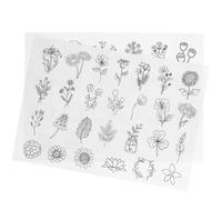 Healvian Feuilles de Transfert de Broderie Hydrosolubles 15x21 Cm, 2 Pièces, Tissu Non Tissé Soluble L'eau, Papier à Broder Autocollant pour Fournitures de Couture et Projets Créatifs