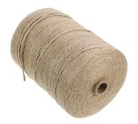Healvian Ficelle de Jute Naturelle 2 Mm 500 M Rouleau pour Abat-jour Diy, Corde Décorative Multifonctionnelle pour Emballage, Bricolage et Décoration de Vase, Matériel Artisanal Robuste