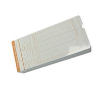 Healvian Fiches de Pointage en Papier pour Employés 100 Feuilles Format Standard Couleurs Aléatoires Cartes D’Enregistrement des Temps de Travail Adaptées au Bureau Couleur Aléatoire