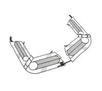 Healvian Filet de Protection Arrière pour Vélo Adulte en Maille Noire Protège-Roue 40 X 105 X 2 CM Résistant aux Chocs et Adapté Vélo Route VTT et Urbain