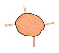 Healvian Filet de Sécurité Réfléchissant Orange pour Paquet à Dos en Polyester, Résistant aux Intempéries, Installation Rapide, pour Randonnée et Vélo en Extérieur