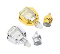 Healvian Flacon à Bille de Parfum 2 Pièces 6 Ml Verre Roll-on Multifonction Flacon Rechargeable pour Huiles Essentielles Format Voyage Mixte Usage Quotidien Électrique