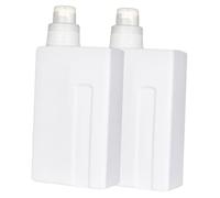 Healvian Flacon Rechargeable de Détergent à Lessive 1000Ml Lot de 2 Bouteilles Vides Contenants Pratiques et Étanches pour Maison et Voyage