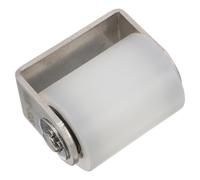 Healvian Galet de Guidage en Acier Inoxydable 304 avec Roue en Nylon 40X50Mm Poulie Fixe pour Porte Coulissante Fonctionnement Silencieux Roulement Fluide Usage Portail et Fenêtres