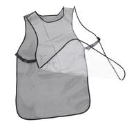 Healvian gilet imperméable cape de coiffeur blouse de salon tablier de cheveux salon professionnel tablier de chef tablier coiffeur tablier imperméable tablier pour coiffeur Tpp Transparent