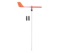 Healvian Girouette de Bateau en Métal et Plastique avec Indicateur Précis de Direction du Vent pour Dériveur, Design Élégant Adapté la Navigation Marine en Extérieur
