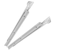 Healvian Glissières de Tiroir Silencieuses Résistantes la Corrosion la Pression, 2 Pièces, Rails Coulissants pour Petits Tiroirs Domestiques, Montage Inférieur, 40 CM