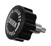 Healvian Goupille de Traction Rotative en ABS Noire Bouton Réglable pour Vélo d'exercice Accessoire de Rechange pour Équipement Fitness Commercial et Domicile Pièce Solide pour Appareil