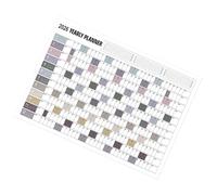 Healvian Grand Calendrier Mural Annuel 2026 Format Géant 60X90 CM Papier Rigide Résistant Caractères Larges Planning Mensuel pour Bureau Maison ou École Agenda Mural Esthétique et