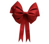 Healvian Grand Nœud En Mousseline De Soie Décoration Pré-Mariage Nœud Géant Grand Nœud Eva Rouge