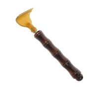 Healvian Gratte-dos Télescopique Compact en Métal Rétractable Manche en Bois Massif, Portable et Mini, Outil de Massage Pratique pour Soulager Démangeaisons et Inconforts Bureau Voyage